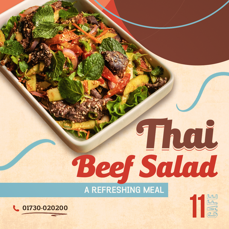 11Cafe-Thai Beef Salad