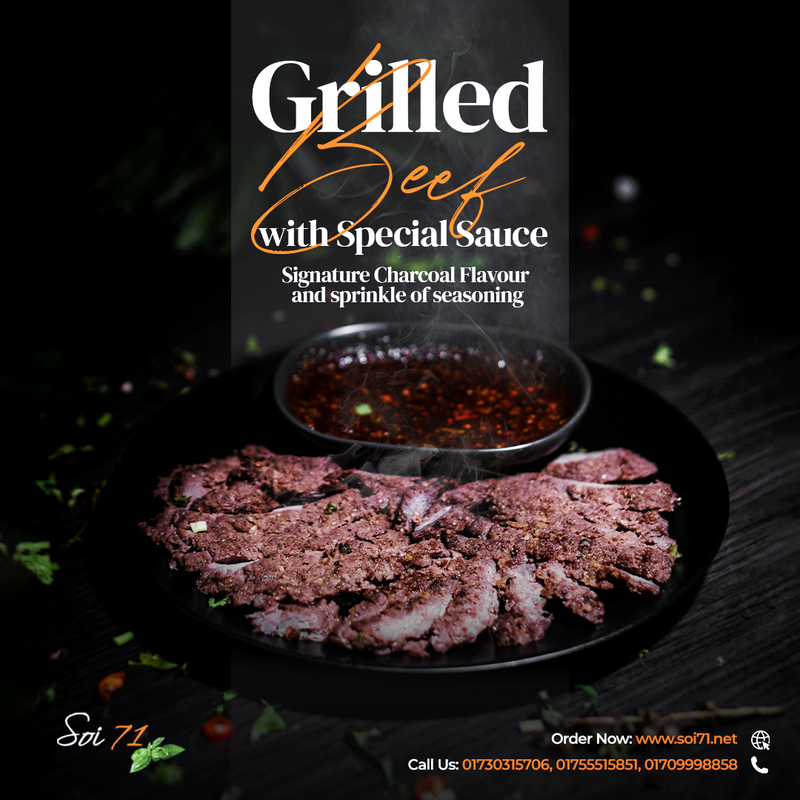 Soi71-Grilled Beef with Special Sauce.