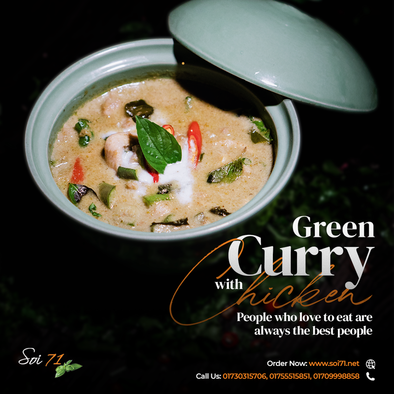 Soi71-Green Curry with Chicken.